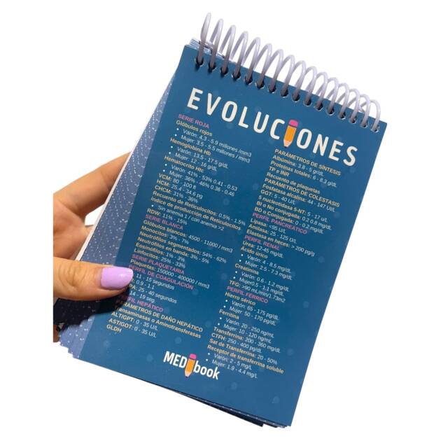 Libreta de evoluciones Adulto