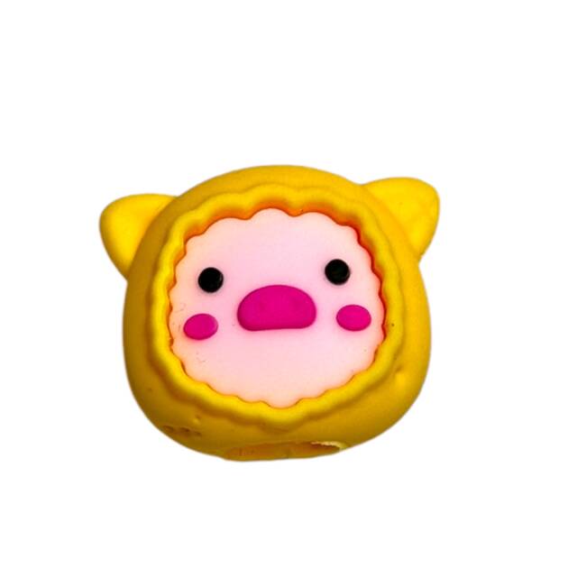 Pin fonendo cerdito amarillo