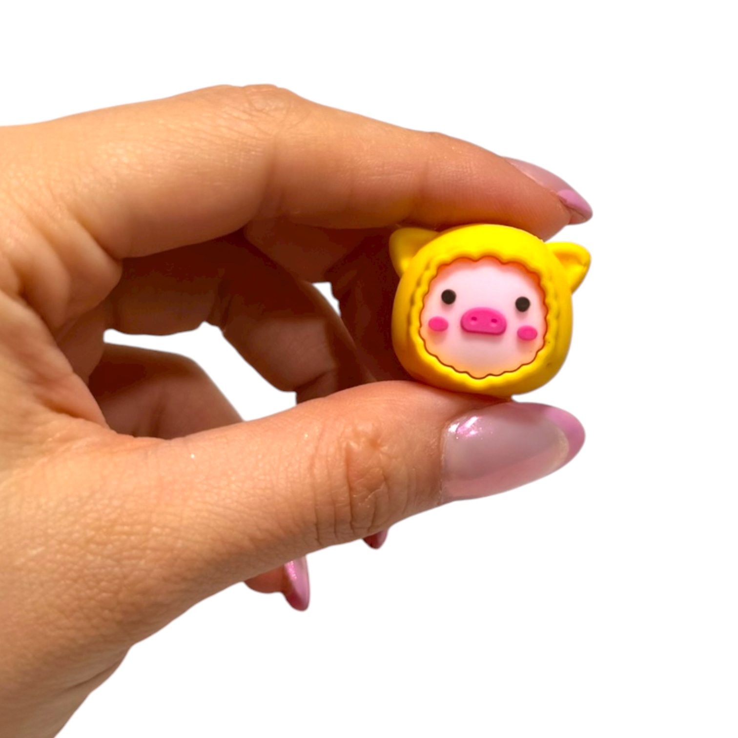 Pin fonendo cerdito amarillo - Imagen 3