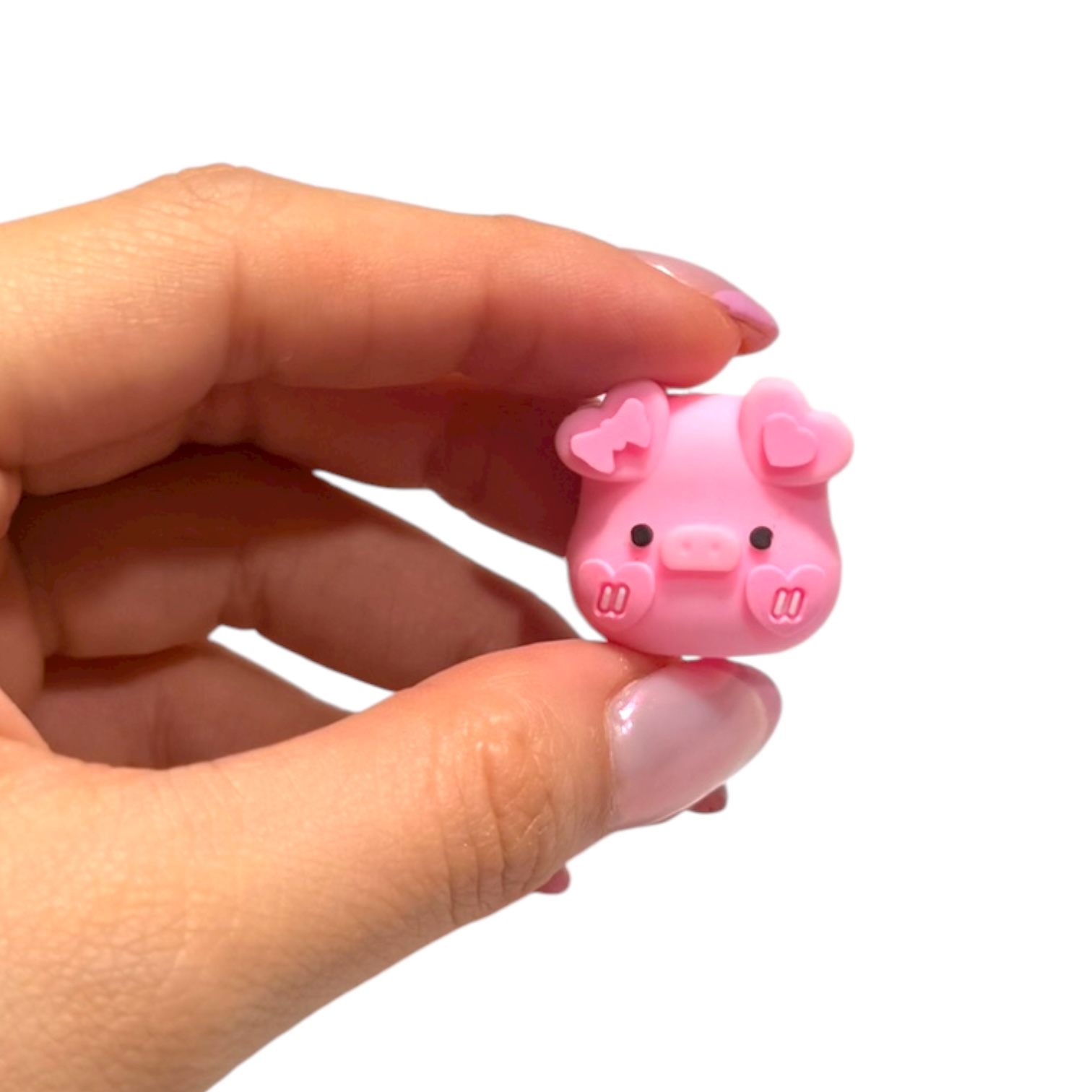 Pin fonendo cerdito moñito - Imagen 2