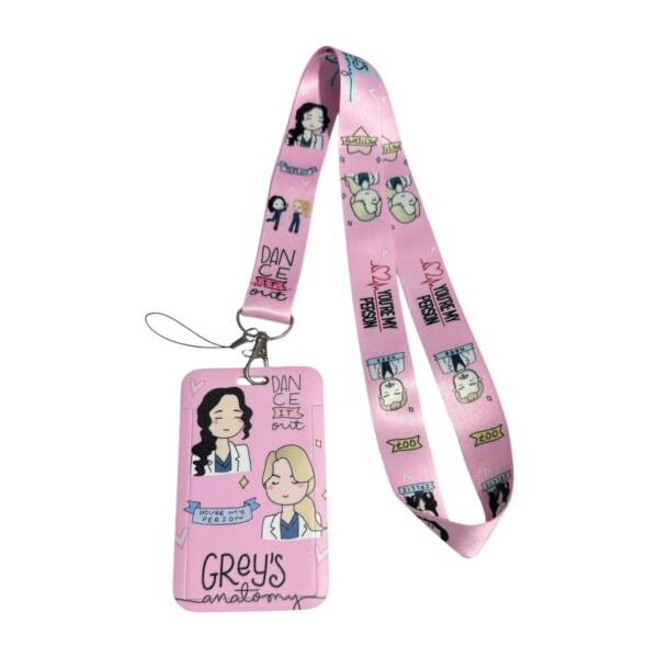 Portacarnet Greys Rosa Torres y Arizona