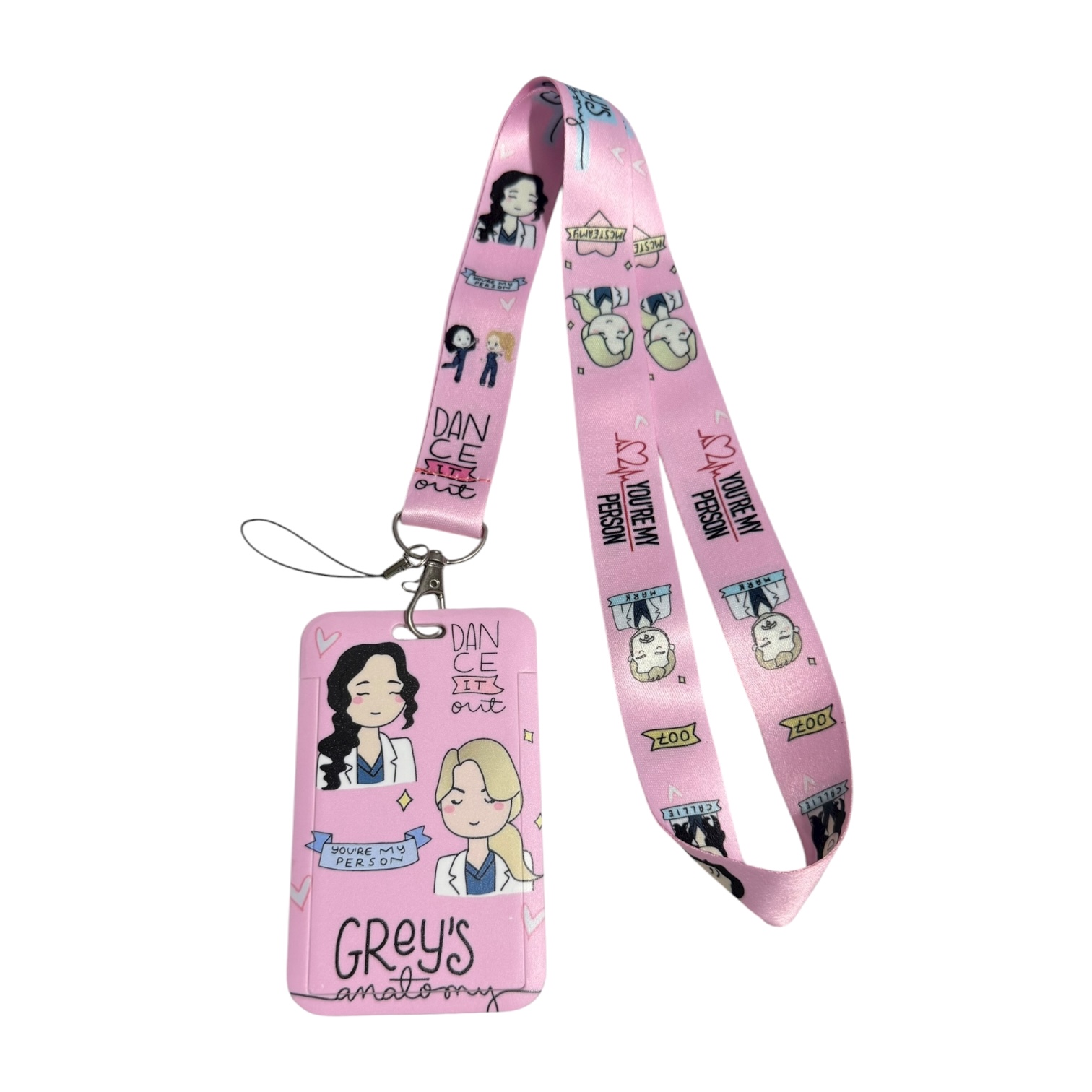 Portacarnet Greys Rosa Torres y Arizona