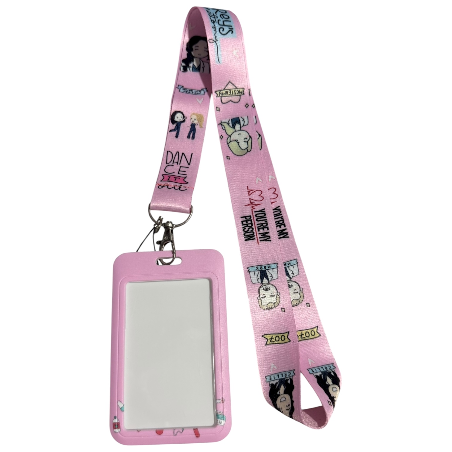 Portacarnet greys rosa you are my person - Imagen 2