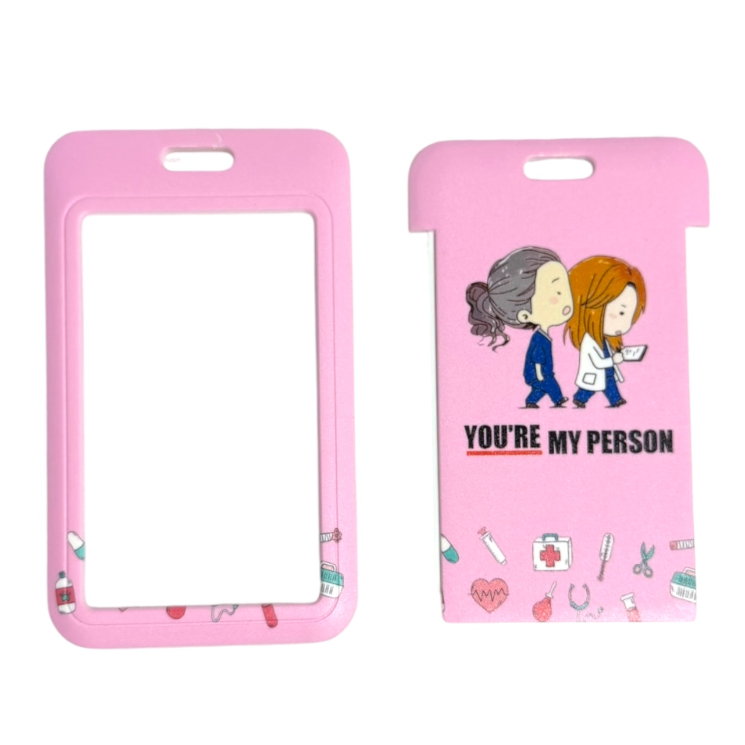 Portacarnet greys rosa you are my person - Imagen 3