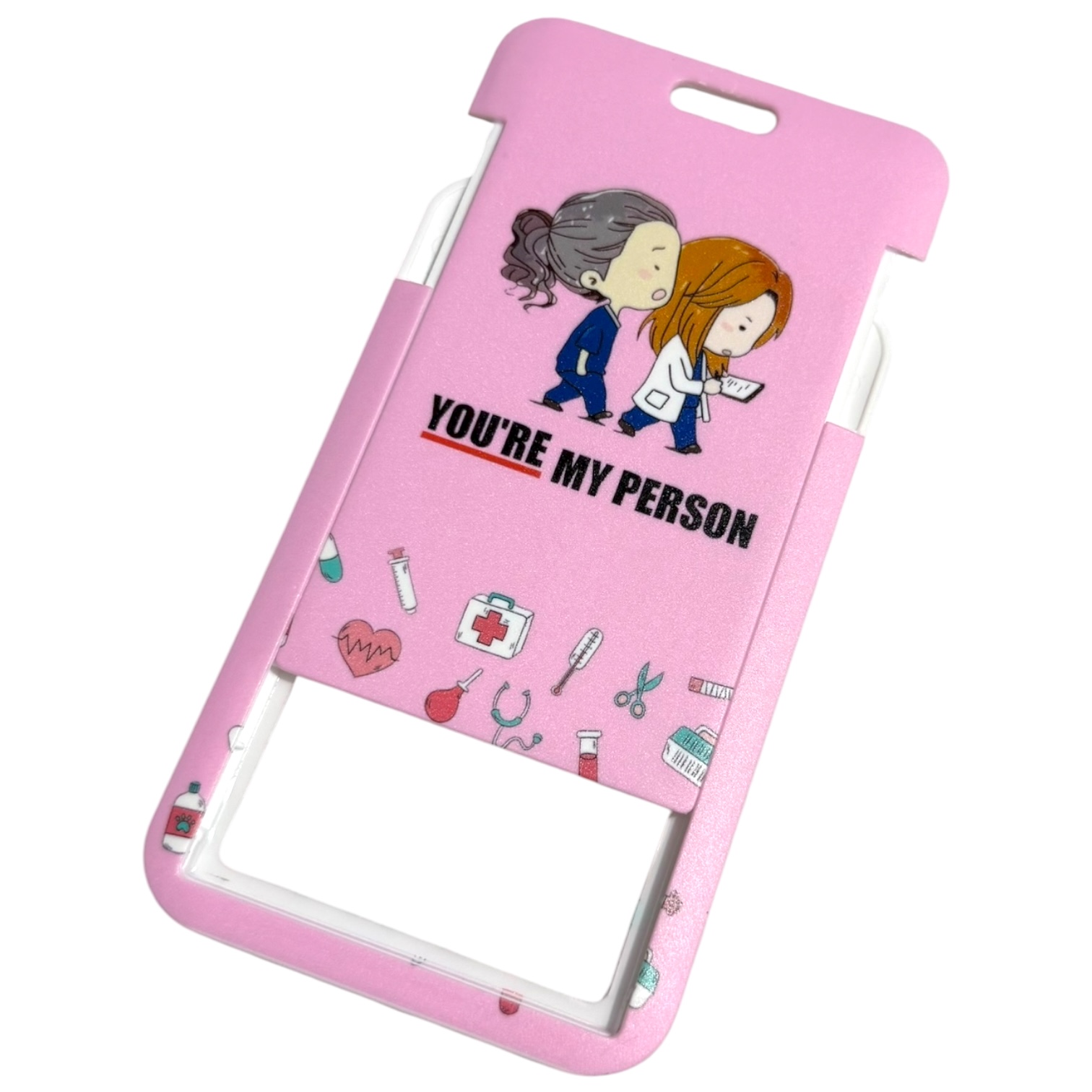 Portacarnet greys rosa you are my person - Imagen 5