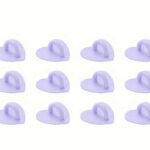 Accesorio adhesivo corazon Morado