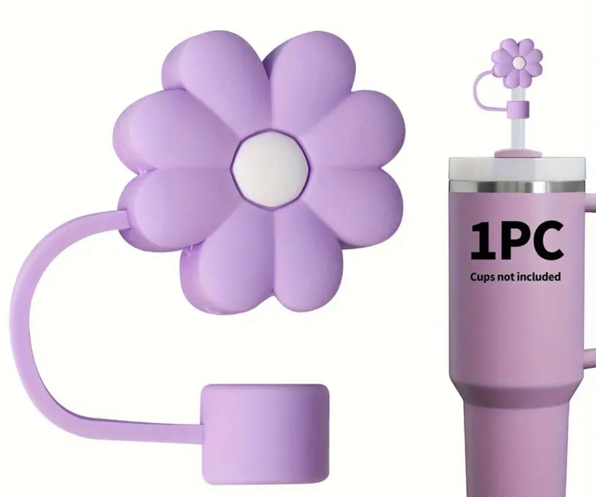 portapitillo flor lila - Imagen 2