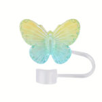 portapitillo mariposa azul-verde