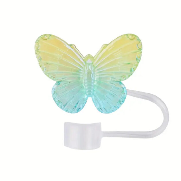 portapitillo mariposa azul-verde