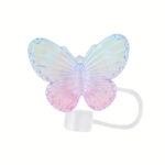 portapitillo mariposa lila-azul