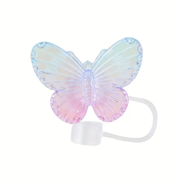 portapitillo mariposa lila-azul