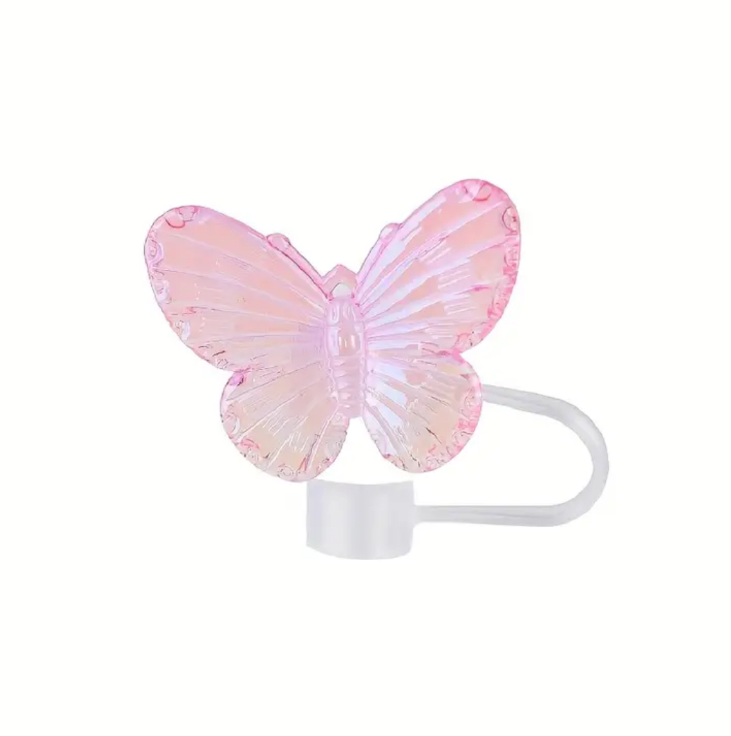 portapitillo mariposa rosa-blanca