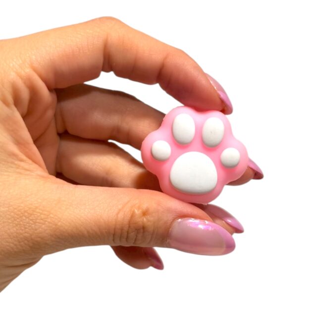 Pin fonendo patita rosada