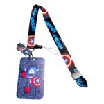 Portacarnet capitan america animado