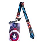 Portacarnet capitan america escudo realista