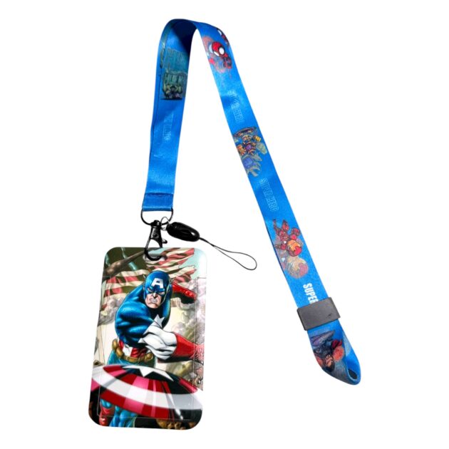 Portacarnet capitan america realista