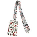 Portacarnet iconos medicos blanco