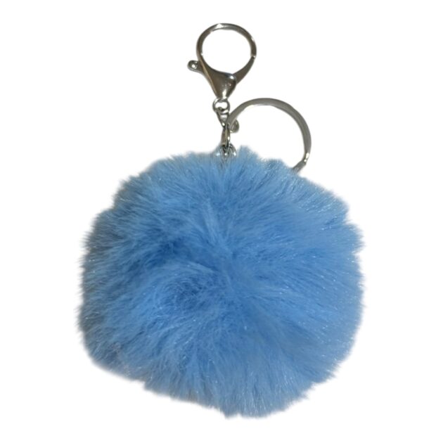 llavero de peluche grande Azul claro
