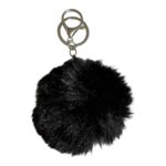 llavero de peluche grande Negro