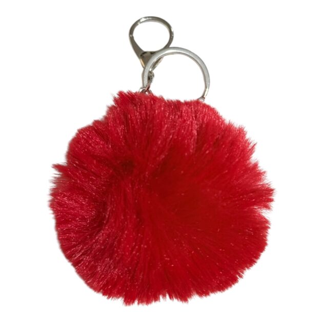 llavero de peluche grande Rojo